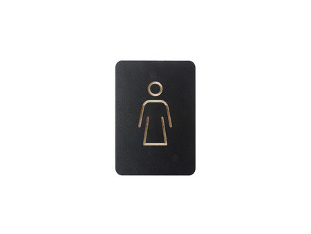 EUROPEL Pictogramme 'WC hommes & femmes', noir