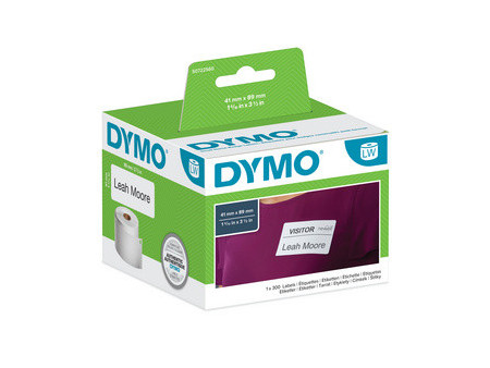 DYMO Carte de prise de RDV / Étiquette nominative, 89x 51 mm