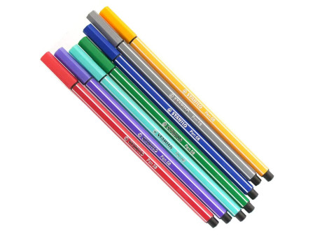 STABILO Stylo feutre Pen 68, bleu outremer