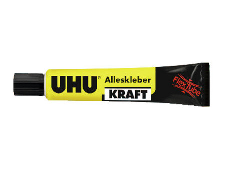 UHU Colle universelle Kraft, avec solvant, transparent, 18 g