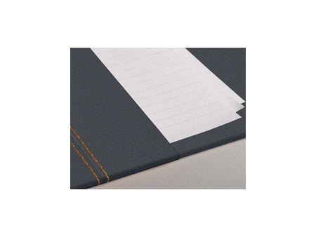 RHODIA Sous-main, en similicuir, chocolat