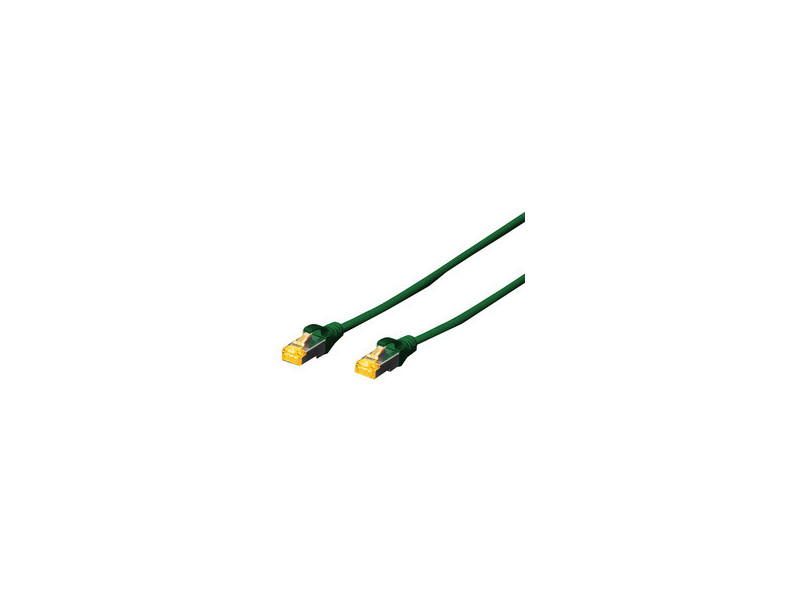 DIGITUS Câble de brassage Cat.6A, S/FTP, 5,0 m, gris