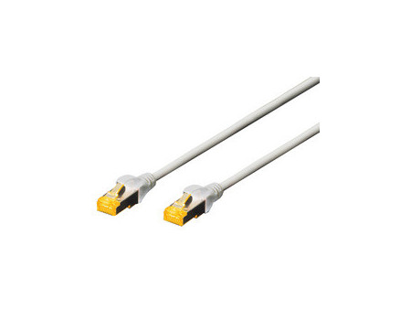 DIGITUS Câble de brassage Cat.6A, S/FTP, 5,0 m, gris