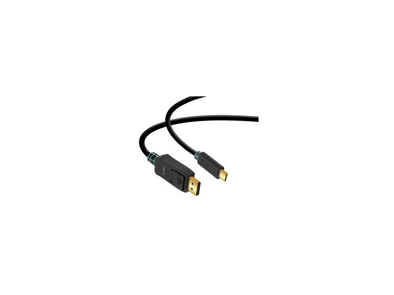 LogiLink Câble de connexion USB-C - DisplayPort, 1,8 m, noir
