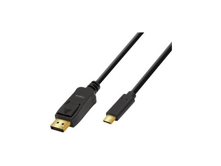 LogiLink Câble de connexion USB-C - DisplayPort, 3,0 m, noir