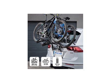 FISCHER Porte-vélos hayon, pour 2 vélos/VAE