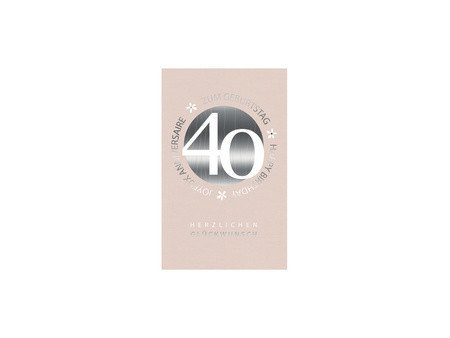 SUSY CARD Carte d'anniversaire 'Petites fleurs' - 50 ans