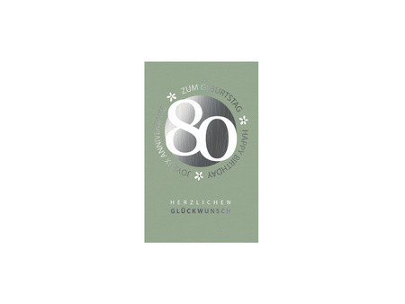 SUSY CARD Carte d'anniversaire 'Petites fleurs' - 50 ans