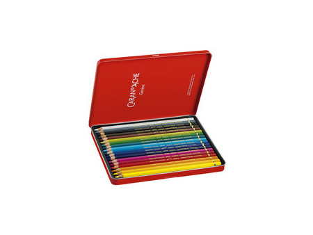 CARAN D'ACHE Crayons de couleur PABLO, étui métal de 80