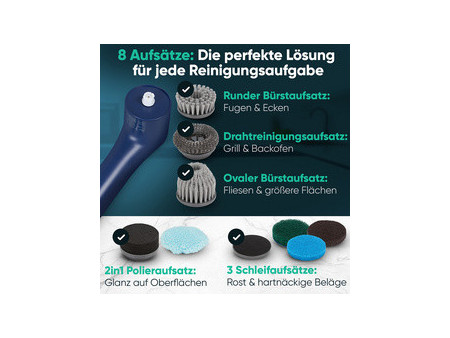 CLATRONIC Brosse électrique ERB 3815, bleu/gris