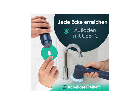 CLATRONIC Brosse électrique ERB 3815, bleu/gris