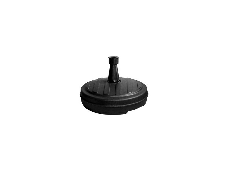 EDA Pied de parasol, plastique, rond, 430 mm, blanc