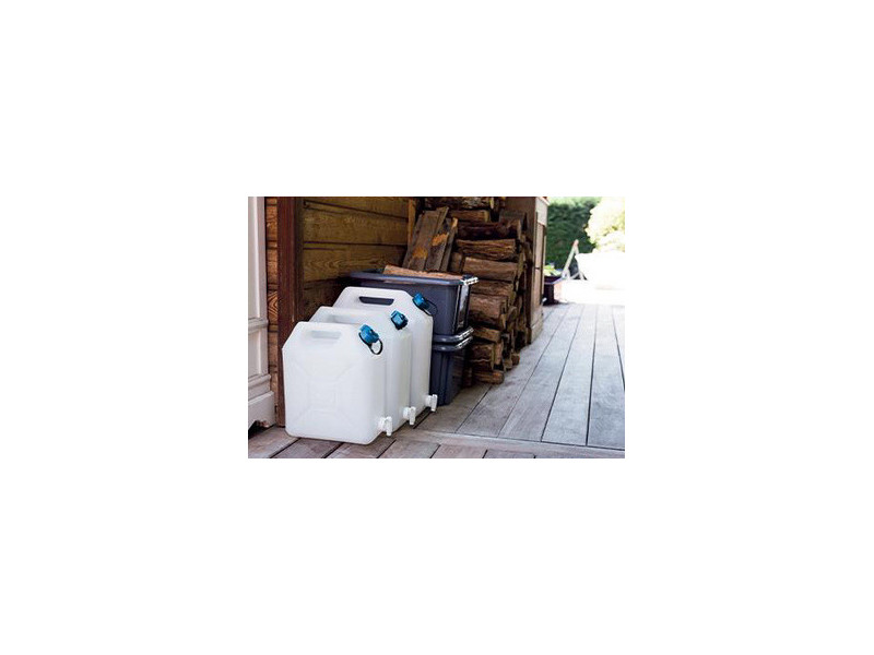 EDA Jerrican alimentaire Extra Fort, 15 litres, blanc