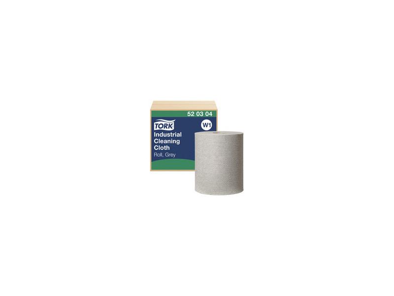 TORK Rouleau de papier nettoyant industriel, 361 m, gris