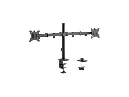 LogiLink Bras support double, longueur du bras: 376 mm, noir