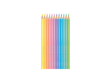 Maped Crayon de couleur COLOR'PEPS Pastel, étui carton de 12