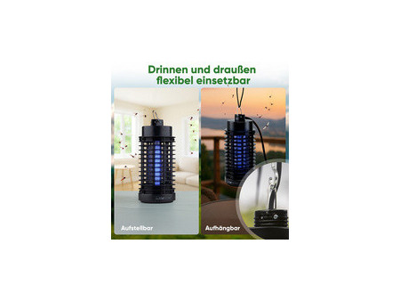 CLATRONIC Lampe anti-insectes ISL 3823, noir