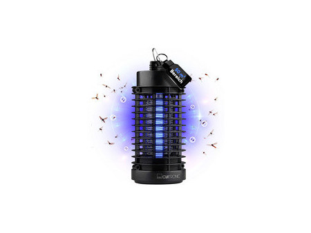 CLATRONIC Lampe anti-insectes ISL 3823, noir