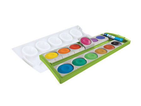 Pelikan Boîte de peinture standard d'école K12, 12 couleurs