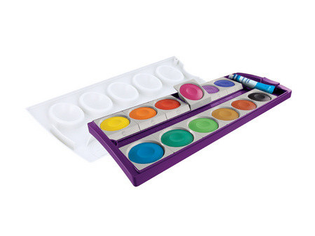 Pelikan Boîte de peinture standard d'école K12, 12 couleurs