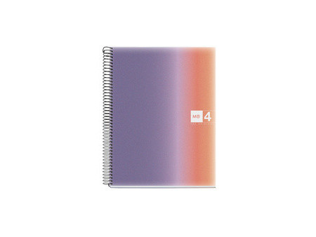 MIQUELRIUS Cahier à spirale 'Notebook AURORA', A4, Santorini
