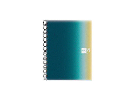 MIQUELRIUS Cahier à spirale 'Notebook AURORA', A4, Santorini