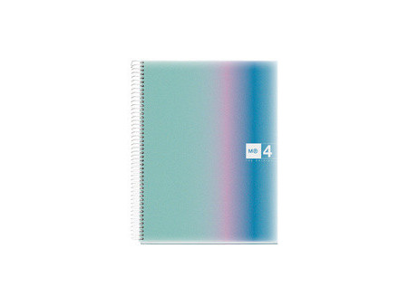 MIQUELRIUS Cahier à spirale 'Notebook AURORA', A4, Santorini