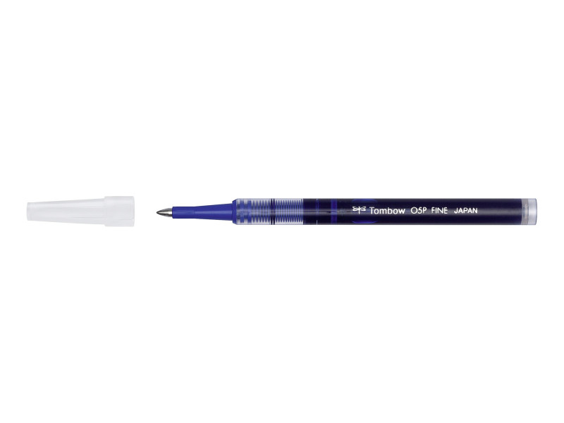 TOMBOW Recharge pour roller à encre, 0,5 mm, bleu