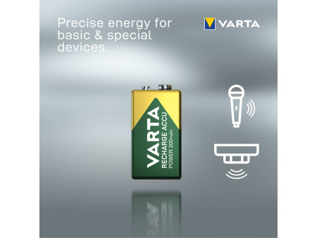 VARTA Pile NiMH 'RECHARGE ACCU Power', E-bloc (6F22)