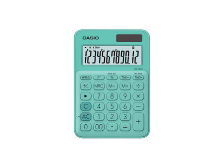 CASIO Calculatrice de bureau MS-20UC-GN, vert
