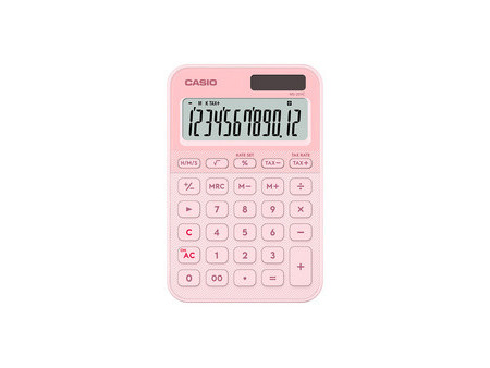 CASIO Calculatrice de bureau MS-20YC-LP, rose