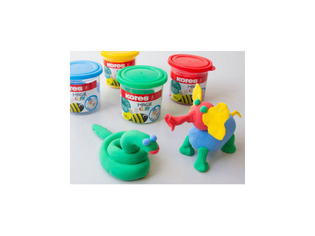 Kores Pâte à modeler 'Magic Clay', assorti