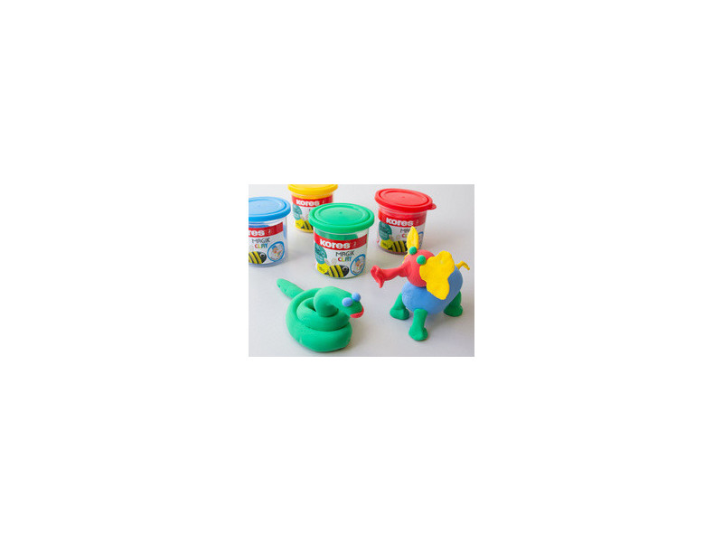 Kores Pâte à modeler 'Magic Clay', assorti