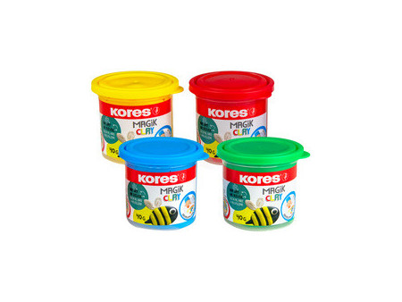 Kores Pâte à modeler 'Magic Clay', assorti