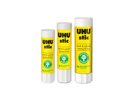 UHU Bâton de colle stic, sans solvants, 8,2 g, avec capuchon