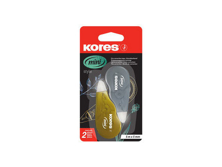 Kores Rouleau correcteur jetable 'Mini Metallic Style'
