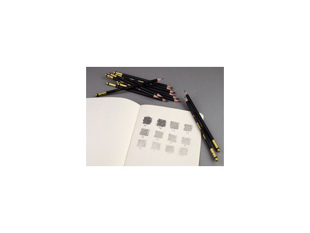 Kores Crayon à papier 'Grafitos Art', étui métallique de 12