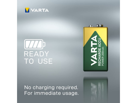 VARTA Pile NiMH 'RECHARGE ACCU Power', E-bloc (6F22)