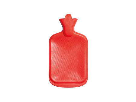 Lifemed Bouillotte, contenance : 2 litres, rouge