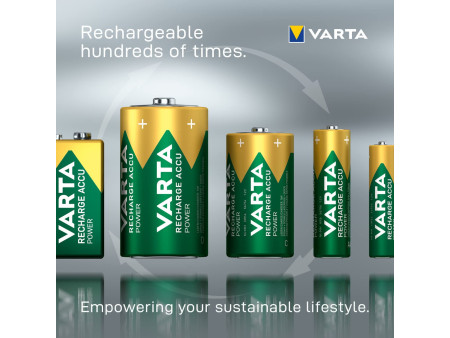 VARTA Pile NiMH 'RECHARGE ACCU Power', E-bloc (6F22)