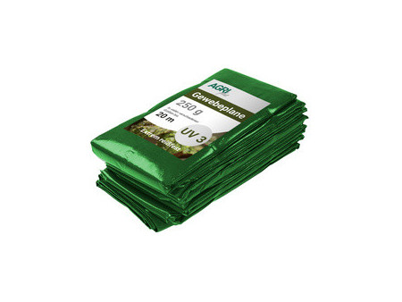 AGRIplus Bâche toile avec oeillets, 8 x 12 m, 250 g/m2, bleu