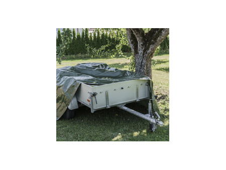 AGRIplus Bâche toile avec oeillets, 6 x 8 m, 250 g/m2, vert
