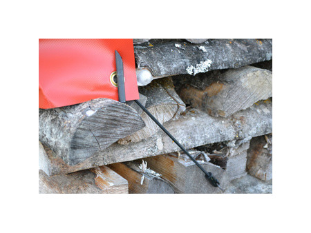 dm-folien Tendeur pour bâche, longueur: 300 mm, noir
