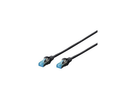 DIGITUS Câble patch Cat. 5e, SF/UTP, 1,0 m, bleu
