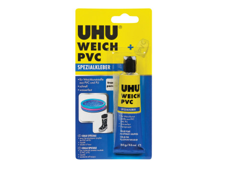 UHU Colle spéciale pour PVC souple, tube de 30 g
