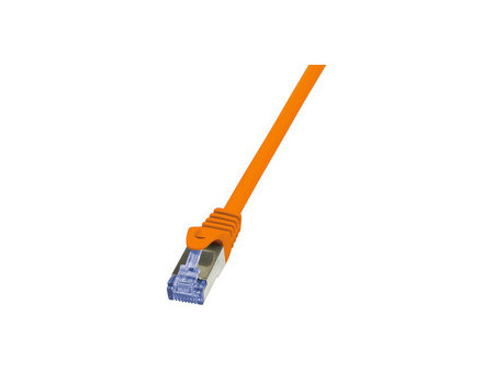 LogiLink Câble patch, Cat. 6A, S/FTP, 0,25 m, bleu