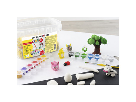 EBERHARD FABER Pâte à modeler EFA plast KIDS + peintures