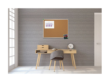 FRANKEN Tableau en liège U-Act! Line, 1.200 x 600 mm, marron
