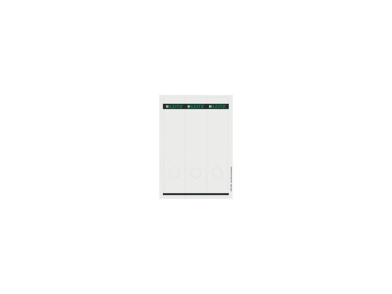 LEITZ Etiquette pour dos de classeur, 61 x 285 mm, gris
