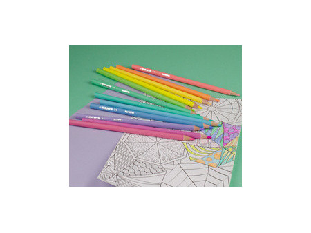 Kores Crayon de couleur 'Kolores Pastel', étui carton de 24